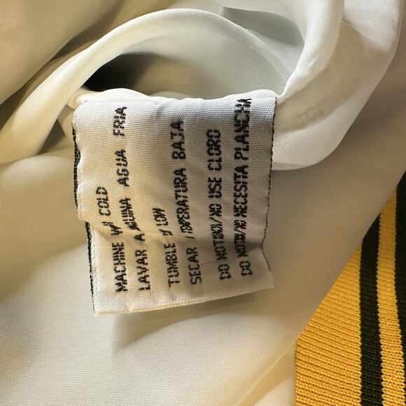 Vintage Green Bay Packers Pro Player 1/4 Zip Pullover Jacket Men's XL Green - Picture 10 of 13